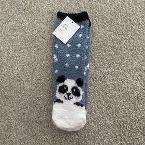 NEW Fuzzy Socks with Panda Design